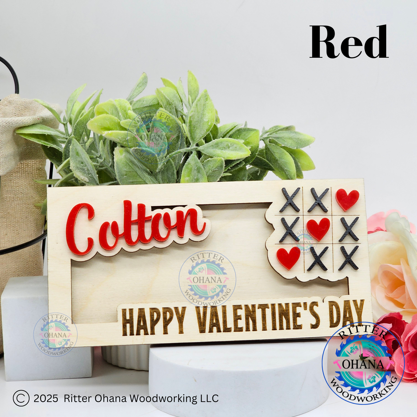 Valentine's Day Tic-Tac-Toe Money Holder