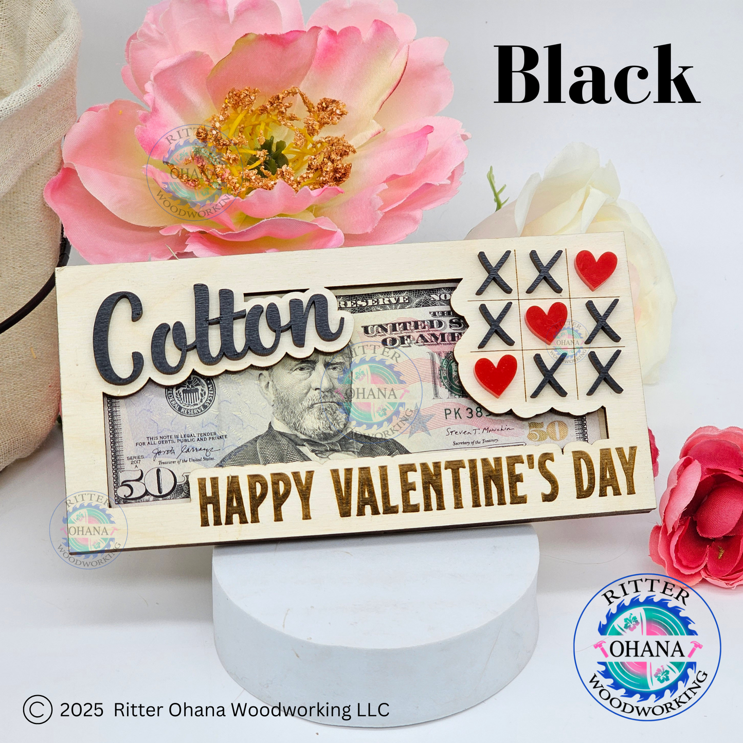 Valentine's Day Tic-Tac-Toe Money Holder
