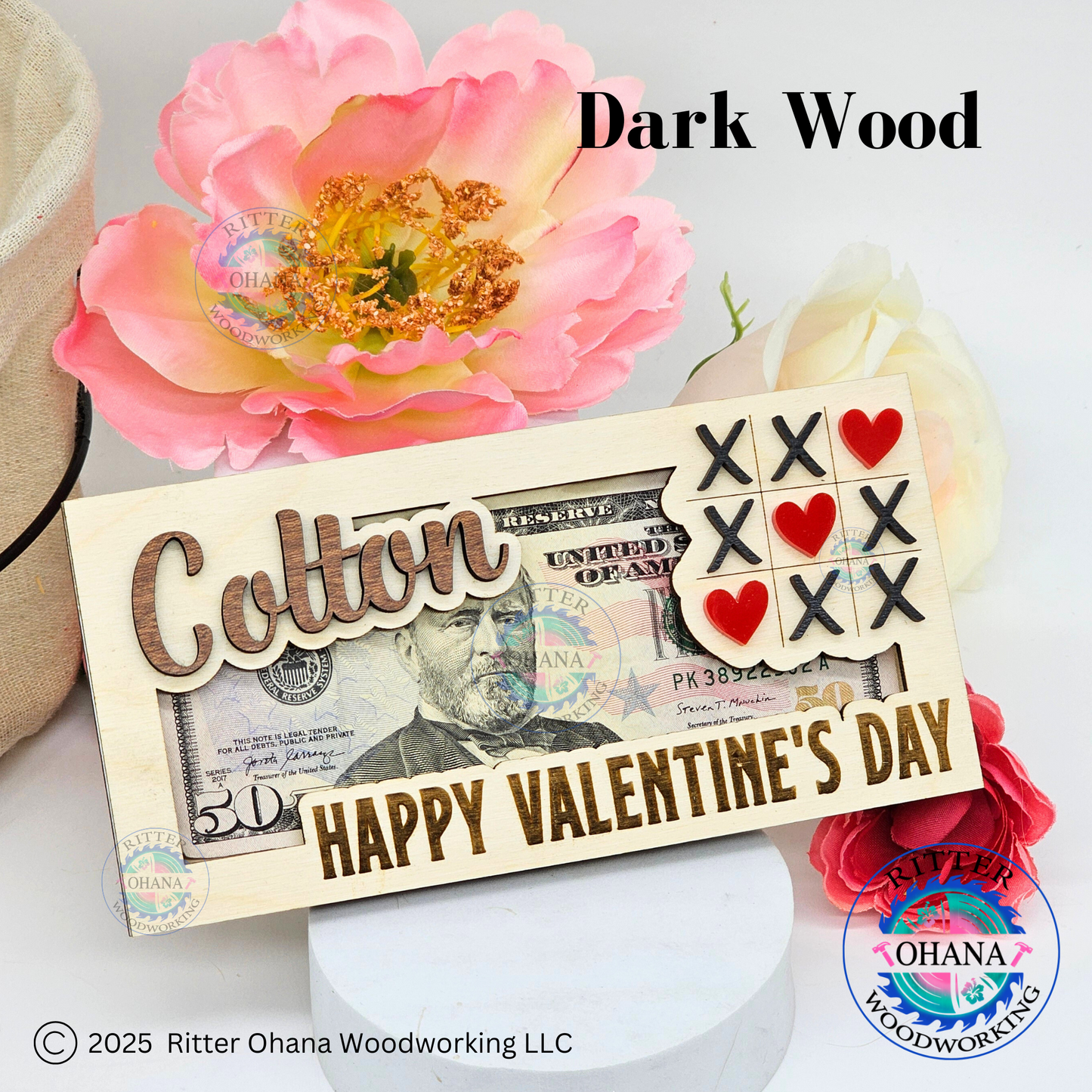 Valentine's Day Tic-Tac-Toe Money Holder