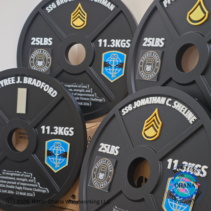 24LBS Weight Plate Plaque