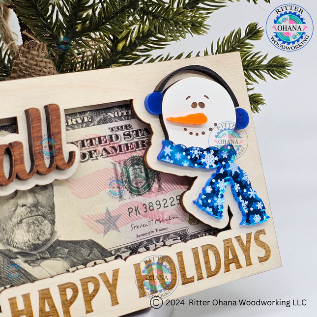Snowman Money Holder