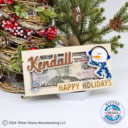 Snowman Money Holder