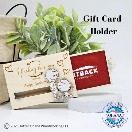 Funny Anniversary Gift Card Holder