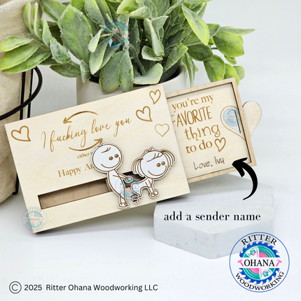 Funny Anniversary Gift Card Holder