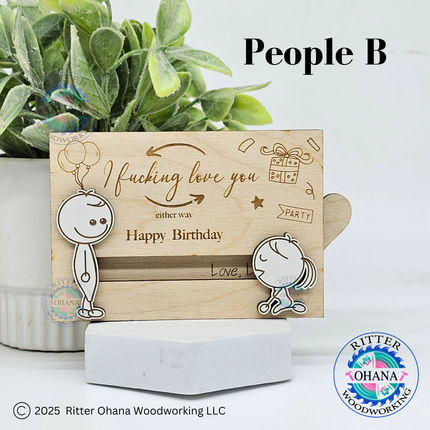 Funny Birthday Gift Card Holder