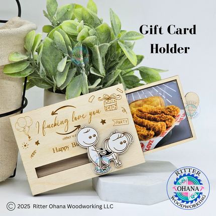 Funny Birthday Gift Card Holder