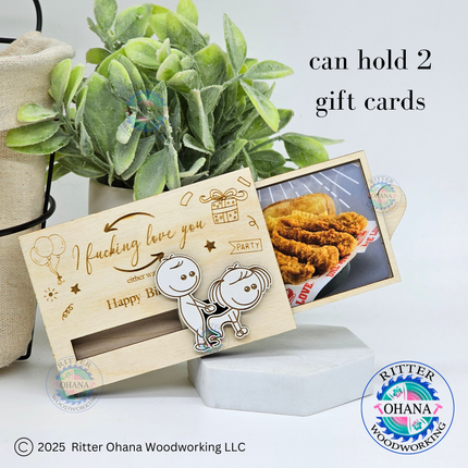 Funny Birthday Gift Card Holder