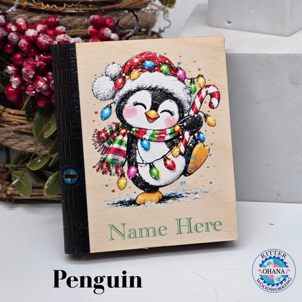 Personalized Christmas Gift Card Book