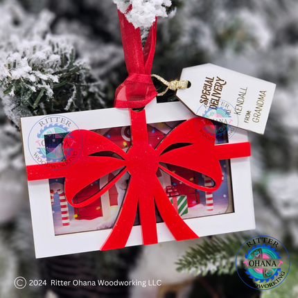 Christmas Bow Gift Card Holder