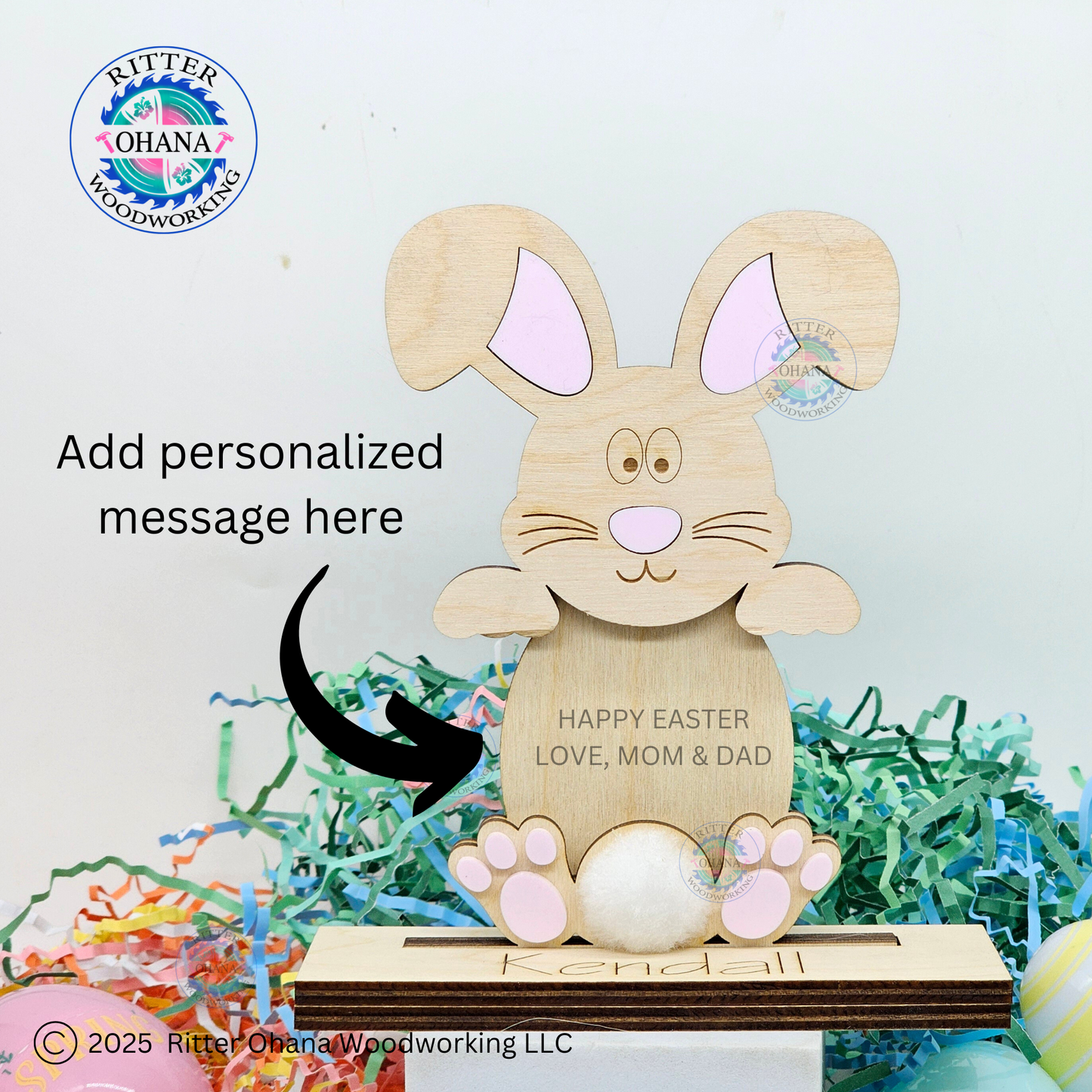 Easter Bunny Gift Card Holder