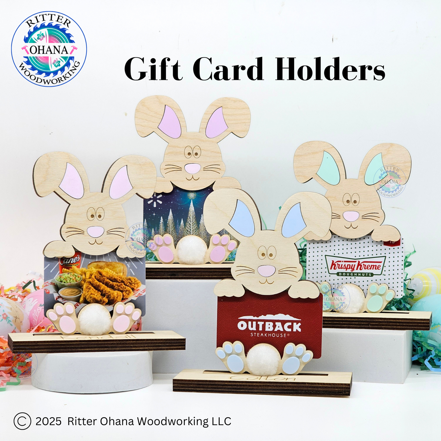 Easter Bunny Gift Card Holder