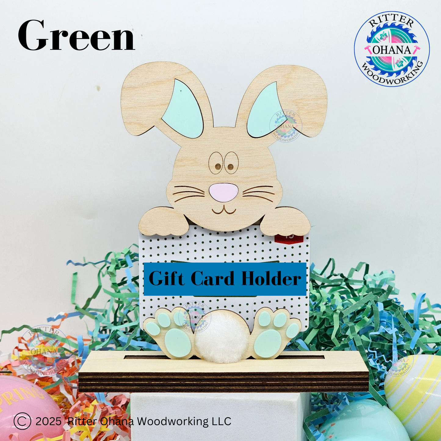 Easter Bunny Gift Card Holder