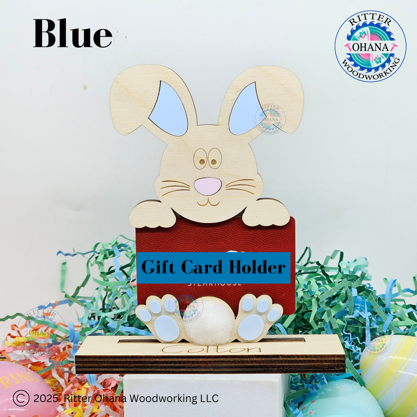 Easter Bunny Gift Card Holder