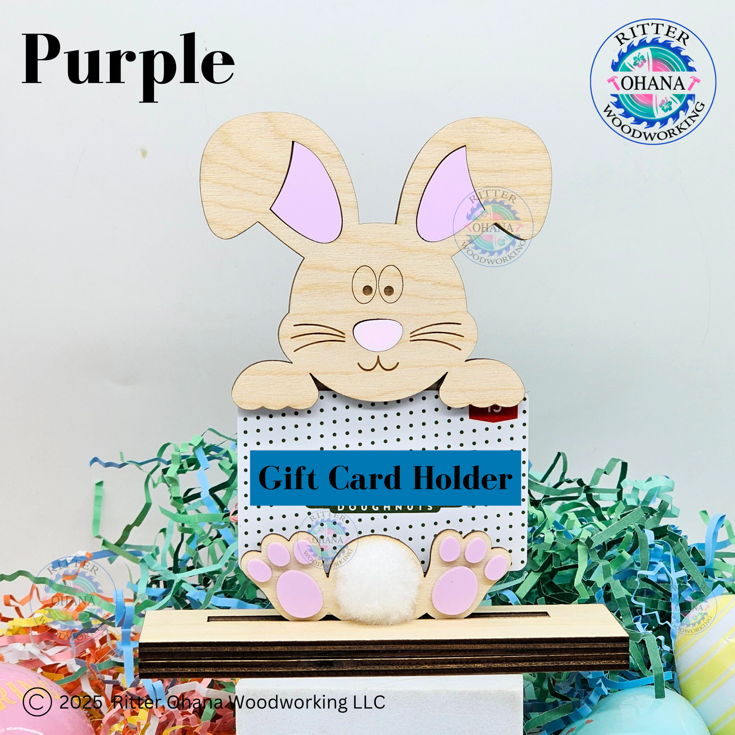 Easter Bunny Gift Card Holder