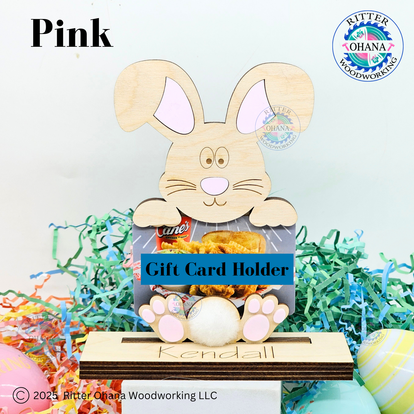 Easter Bunny Gift Card Holder