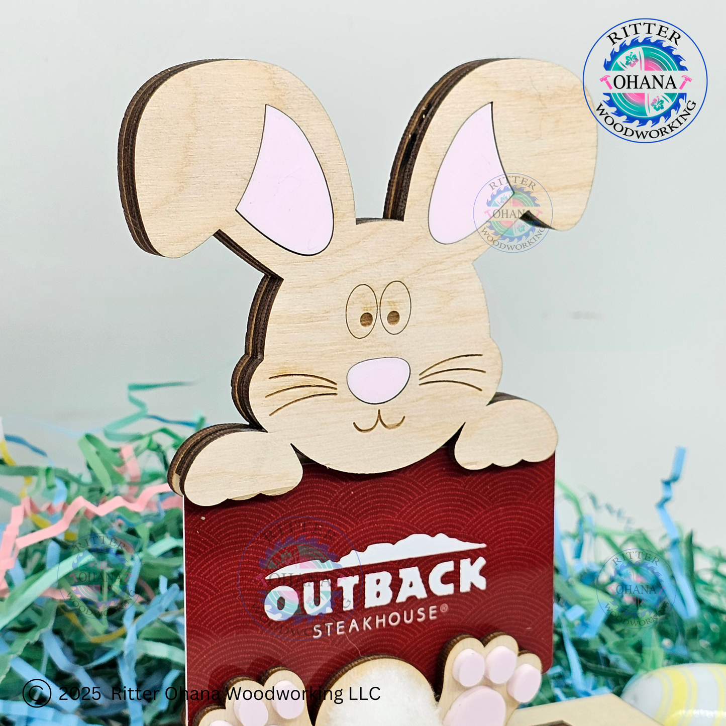 Easter Bunny Gift Card Holder