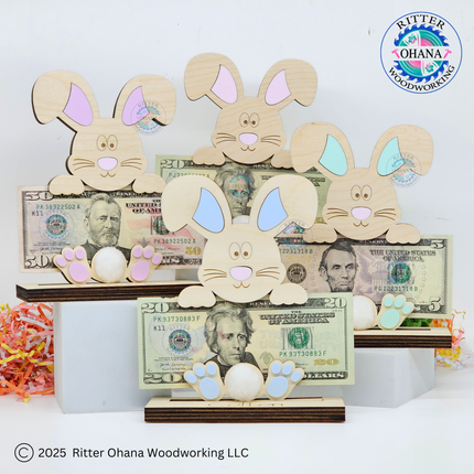 Easter Bunny Money Holder