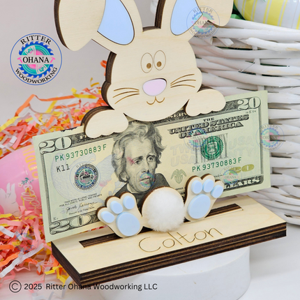 Easter Bunny Money Holder