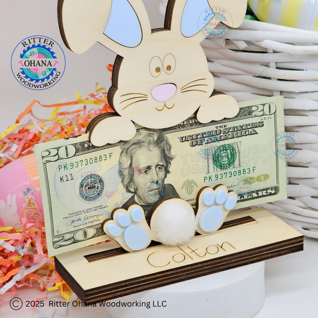 Easter Bunny Money Holder