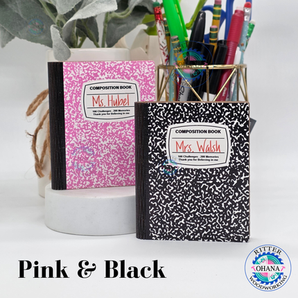 Composition Book Gift Hard Holder