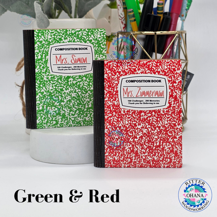Composition Book Gift Hard Holder