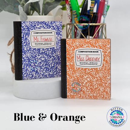 Composition Book Gift Hard Holder