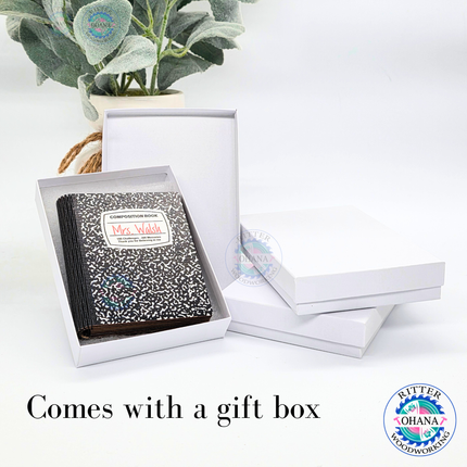 Composition Book Gift Hard Holder