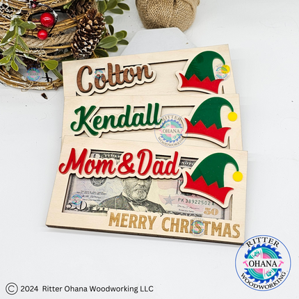 Elf Hat Money Holder