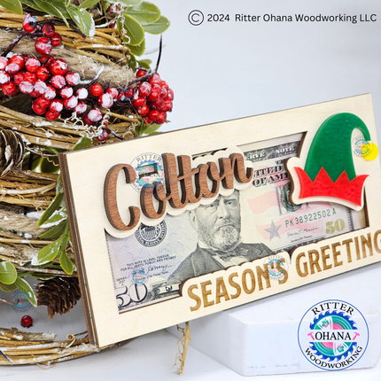 Elf Hat Money Holder