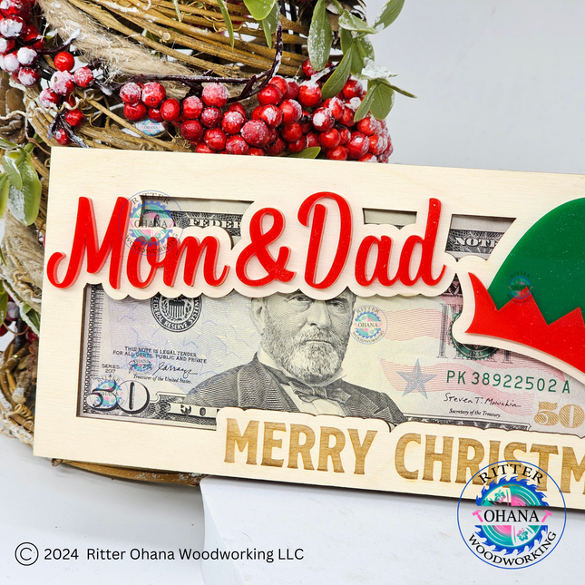 Elf Hat Money Holder