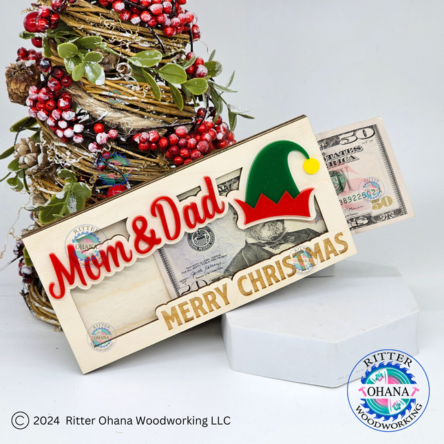 Elf Hat Money Holder