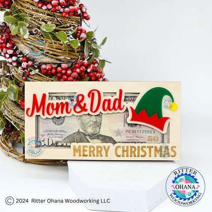 Elf Hat Money Holder