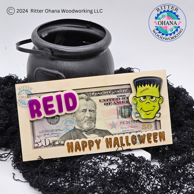 Halloween Monster Money Holder