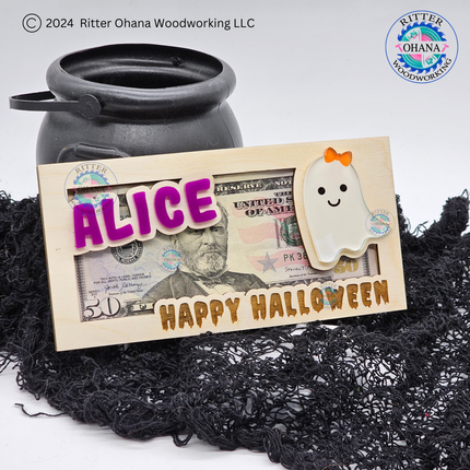 Halloween Ghost Money Holder