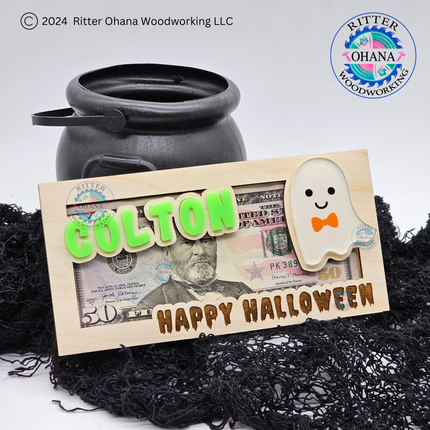 Halloween Ghost Money Holder