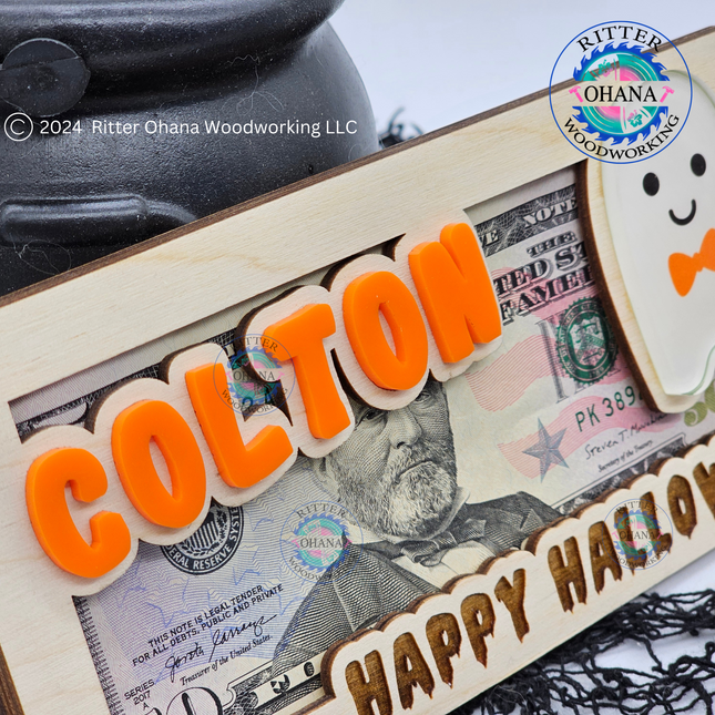 Halloween Ghost Money Holder