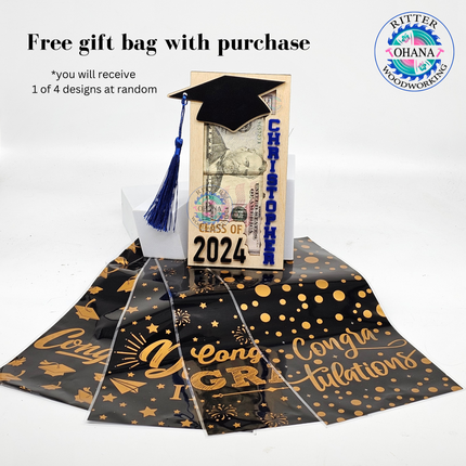 Graduation Money Holder (with tassel & stand)