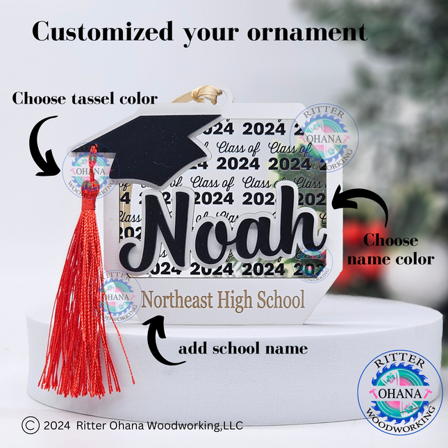 Graduation Ornament with tassel