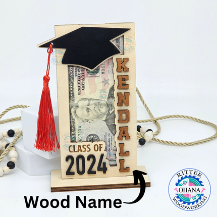 Graduation Money Holder (with tassel & stand)