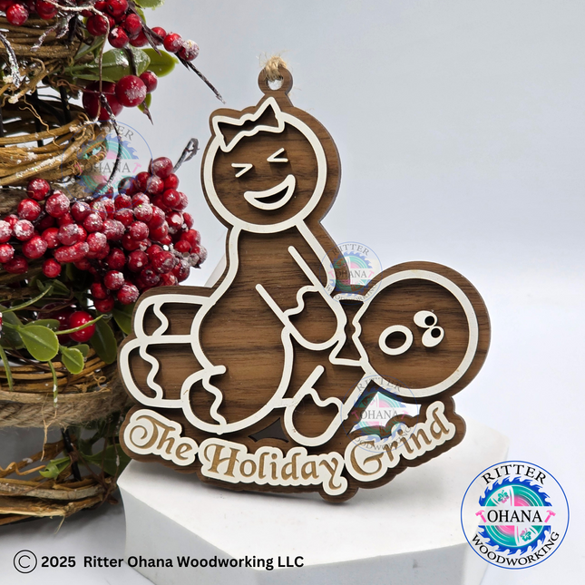 Naughty Gingerbread Ornament-Holiday Grind