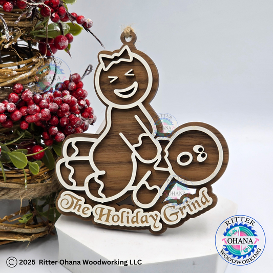 Naughty Gingerbread Ornament-Holiday Grind