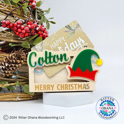 Elf Hat Gift Card Holder