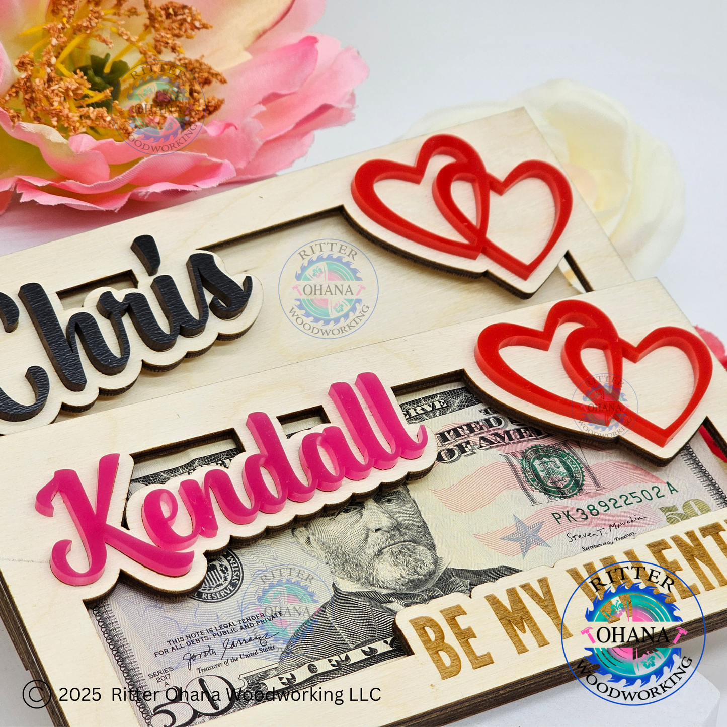 Valentine Heart Money Holder