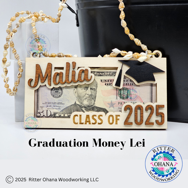 Graduation Money Holder Lei