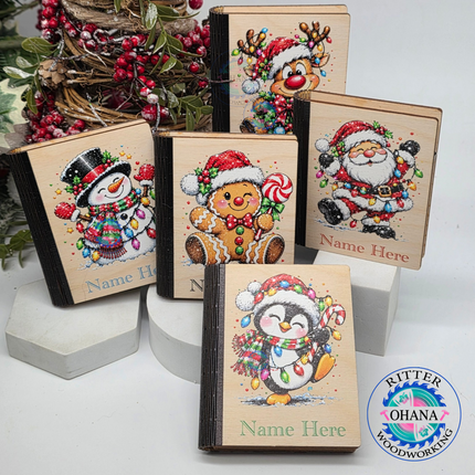 Personalized Christmas Gift Card Book
