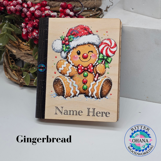Personalized Christmas Gift Card Book