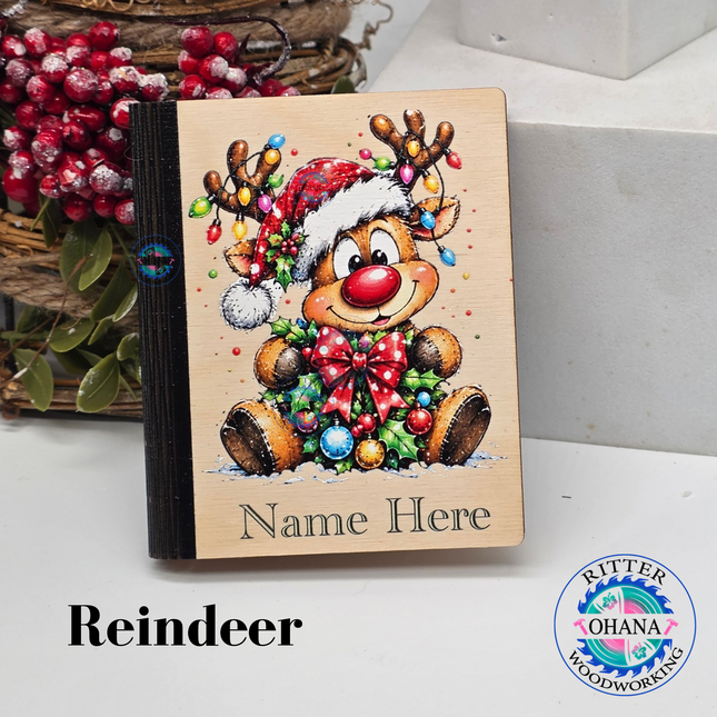 Personalized Christmas Gift Card Book