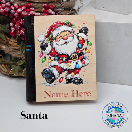 Personalized Christmas Gift Card Book
