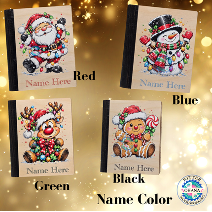 Personalized Christmas Gift Card Book