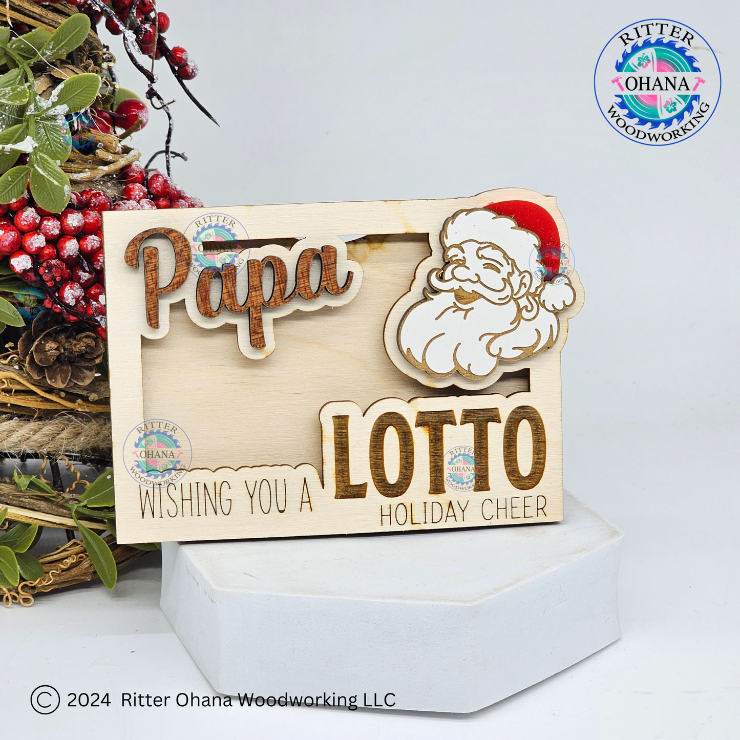 Christmas Lotto Holder